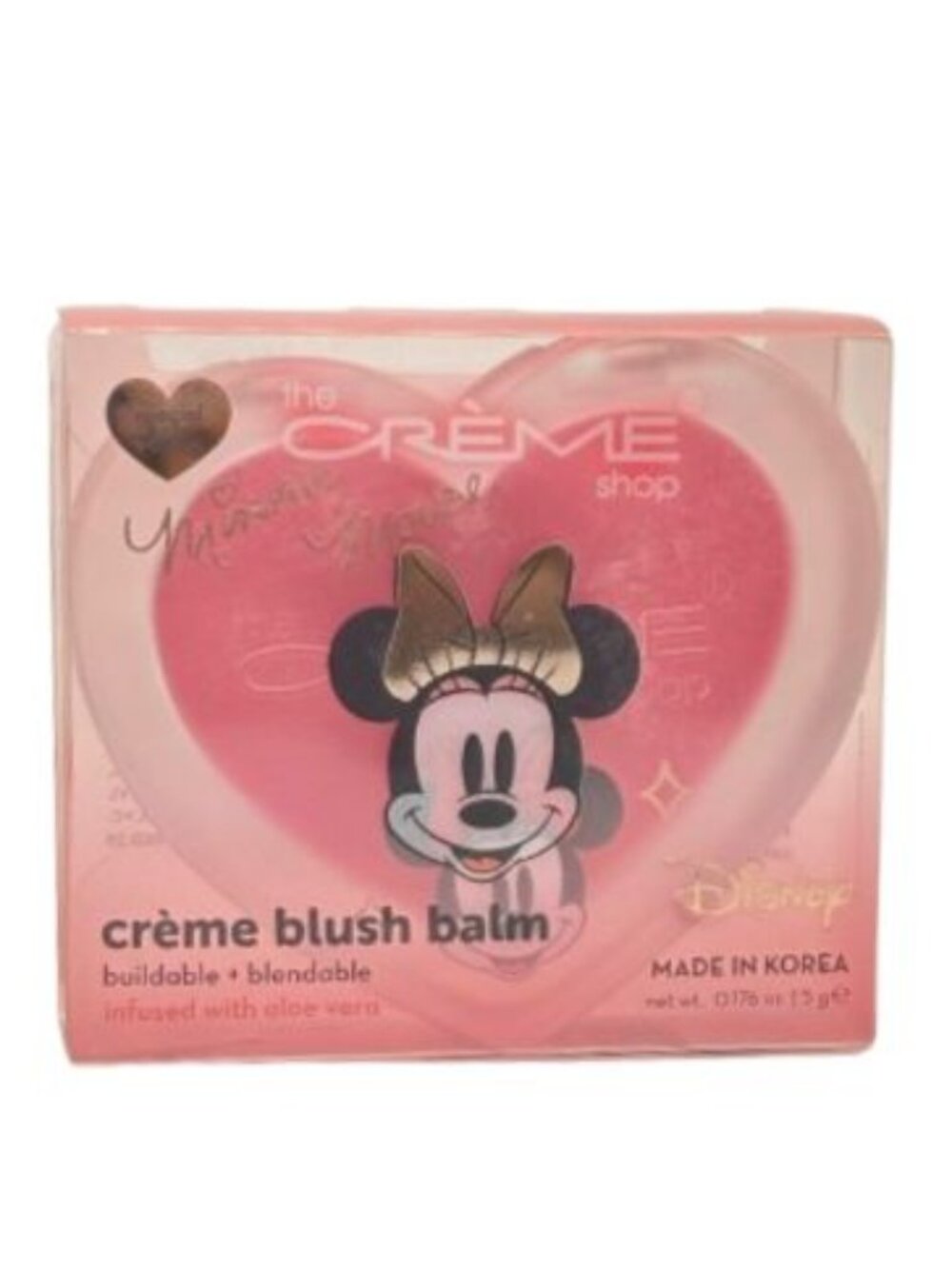 The Crème Shop x Disney Minnie Mouse Crème Blush Balm Date Night NEW
